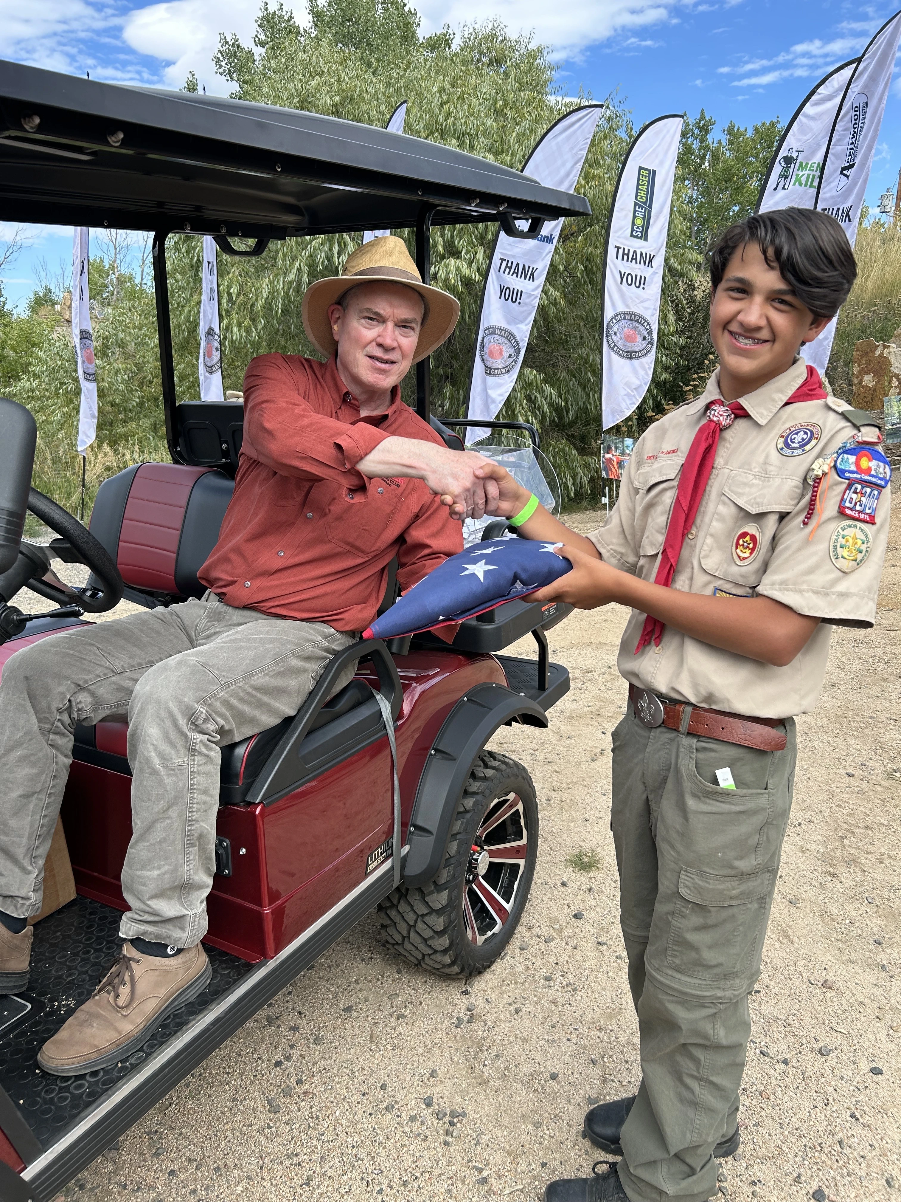 Xavier completed his Eagle Scout Community Service Project!