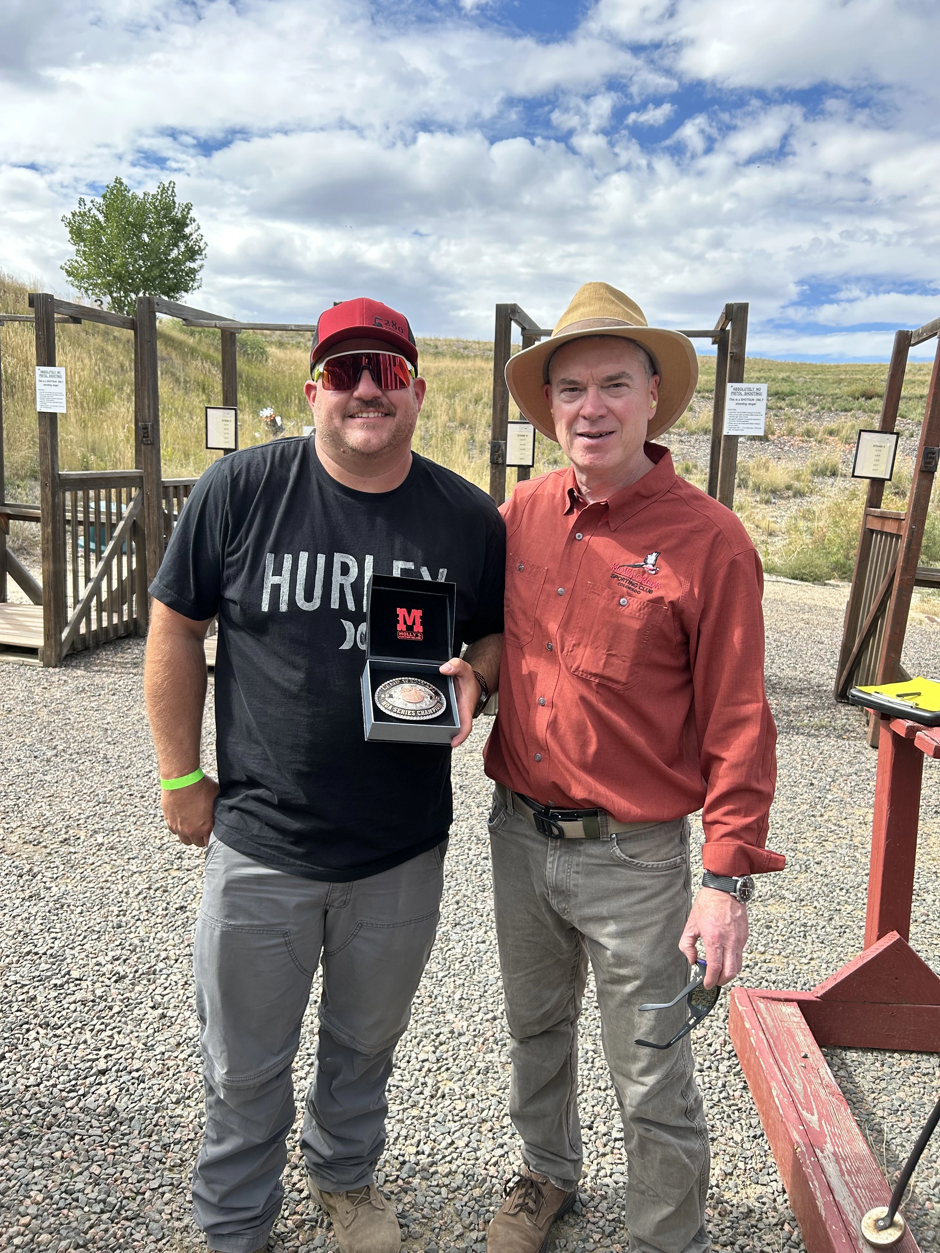 Matt, NoCO sponsor and shooter, BBCS Buckle winner!